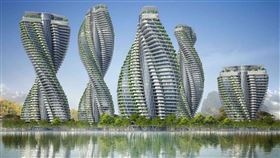 北市,信義區,豪宅,陶朱隱園,威京集團,沈慶京,法國,建築師 ,Vincent Callebaut,哥吉拉,中國,揚州,推出,CITYTREES（圖／VINCENT CALLEBAUT官網）