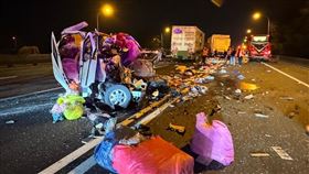 氫氧化鈉,槽車,車禍,高雄,路竹,國道,交流道,封閉