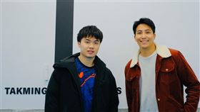 吳翔震（右）很欣賞林昀儒擁有大將之風。（圖／經紀人提供）