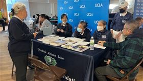 援助洛杉磯山火災民，美國慈濟進駐災難復原中心。（圖／慈濟基金會提供）