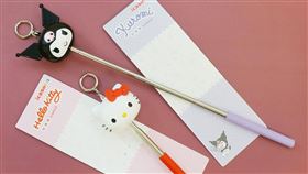 愛金卡公司這次攜手日本三麗鷗公司推出「Hello Kitty/酷洛米好棒棒icash2.0」，將icash2.0卡片設計成兩大人氣角色大頭造型。（圖／品牌業者提供）