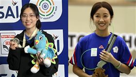 台灣射擊好手劉恆妤（左）、吳佳穎（右）。（圖／射擊協會提供）