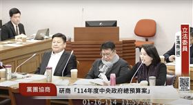 黨團協商總預算案（圖／翻攝自國會頻道）