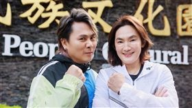 王仁甫（左）、錢薇娟合作節目（圖／原民台提供）