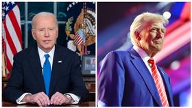 ▲以色列和哈瑪斯達成停火協議，是透過不斷努力及拜登與川普兩位中東特使「非凡的」合作才得以實現。（組合圖／翻攝自拜登臉書、川普臉書）