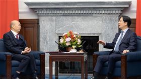 賴清德、韓國瑜接見我赴美慶賀川普就職訪團（圖／總統府提供）