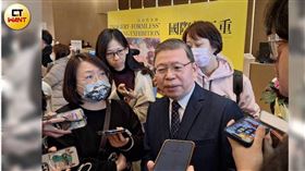 愛山林董事長特助張境在回應，輝達總部選址不是他們可以控制的，但是南港可以選擇的地方不多，若有緣份的話，樂觀其成。（圖／翻攝自CTWANT）