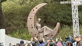 李玟紀念雕像。（圖／記者鄭尹翔攝影）