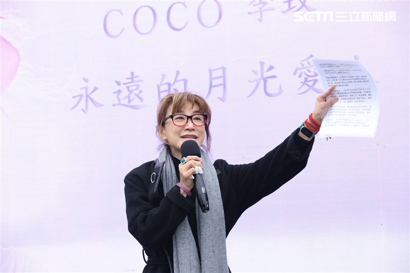 李玟二姐Nancy致詞。（圖／記者鄭孟晃攝影）
