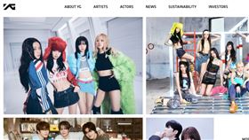 韓國三大經紀公司之一YG娛樂出大事。（圖／翻攝自YG娛樂官網）