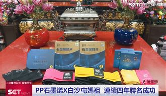 PP石墨烯Ｘ白沙屯媽祖！連續四年聯名成功