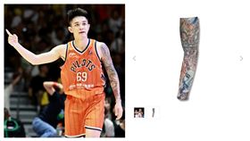 ▲領航猿推出盧峻翔刺青袖套。（圖／記者劉彥池攝影／翻攝自領航猿官網）