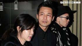 陳國華出席安迪告別式。（記者邱榮吉/攝影）