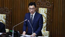 立法院施政總質詢　江啟臣主持院會立法院11日繼續進行施政總質詢，邀行政院長卓榮泰率各部會首長列席報告並備質詢，由立法院副院長江啟臣（圖）主持院會。中央社記者翁睿坤攝  113年10月11日