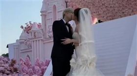 凌達樂求婚成功。（圖／翻攝自微博）