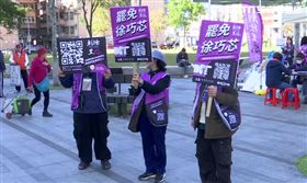 罷免徐巧芯連署站開張