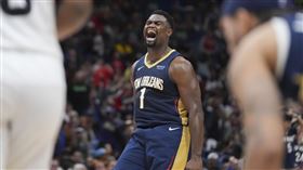 ▲威廉森（Zion Williamson）攻下24分14籃板6助攻。（圖／美聯社／達志影像）