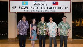 外交部長林佳龍將任賴清德總統特使率團赴帛琉出席總統就職典禮。圖為去年賴清德出訪帛琉。（圖／翻攝林佳龍臉書)