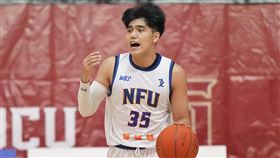 ▲虎尾科大萊恩遠成為史上首位大四喜球員。（圖／大專體總提供）