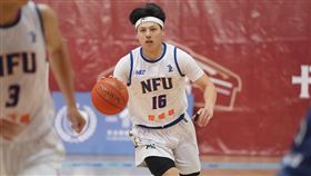 ▲虎尾科大王鈞聖全場飆近14記外線寫紀錄。（圖／大專體總提供）