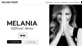 ▲川普夫婦雙雙發行迷因幣，引爆加密貨幣市場狂潮。（圖／Ｘ：Melania Trump）