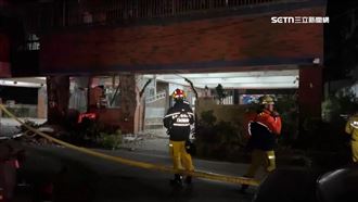 楠西區民宅天花板塌　消防員破門救出民眾