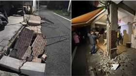 台南災情頻傳。（圖／翻攝自CTWANT）