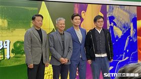 ▲紀錄片《那些年，撐起職棒的他們》首播記者會，洪一中、曾文誠、常富寧、梁功斌出席。（圖／記者張沛嘉攝影）