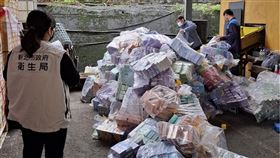 新北市銷毀違規加熱菸。（圖／新北衛生局提供）