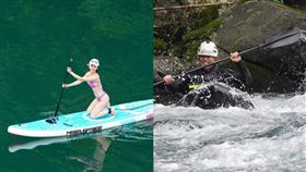 趙駿亞（右）和吳婉君（左）都熱愛戶外運動。（圖／翻攝自IG）