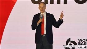 ▲經典賽資格賽開賽記者會，WBC總裁史摩爾（Jim Small）致詞。（圖／記者劉彥池攝影）