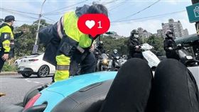 員警,基隆,女騎士,擦撞