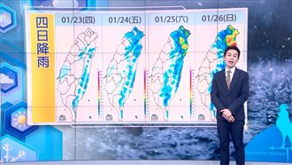 週末降雨熱區曝　恐5度低溫迎蛇年