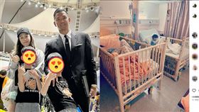 范瑋琪、陳建州「一家四口得A流」，曬病床照嘆：「都病懨懨的」。（圖／翻攝自范瑋琪Instagram）