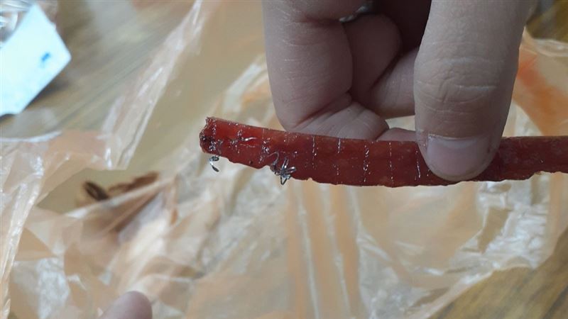 年貨大街爆肉乾包鐵絲！她揭店家暗黑手段