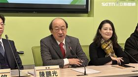 柯建銘主持民進黨團記者會（圖／記者詹宜庭攝影）