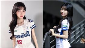 ▲台鋼雄鷹一粒入選經典賽資格賽啦啦隊，這是她生涯首次參與國際賽。（圖／翻攝自一粒IG）