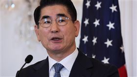 韓國前國防部長金龍顯今天作為證人出席總統尹錫悅彈劾案審判，稱尹錫悅在戒嚴當時並未下令抓捕國會議員，並指下令部署少量軍隊。（圖／路透社／達志影像）