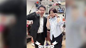 陳瑩（右）曬出與劉寶傑合照，不捨他要請辭《關鍵時刻》主持棒。（圖／陳瑩臉書）