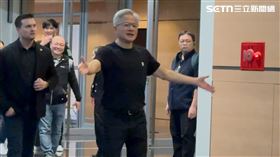 ▲ 輝達執行長黃仁勳來台參加台北員工尾牙。（圖／記者楊佩琪攝）