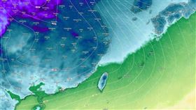 首波寒流確定來襲，返鄉做好準備
圖／翻攝自台灣颱風論壇｜天氣特急