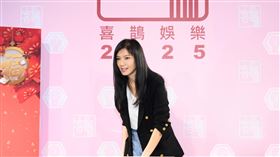 林熙蕾出席喜鵲尾牙。（圖／喜鵲娛樂提供）
