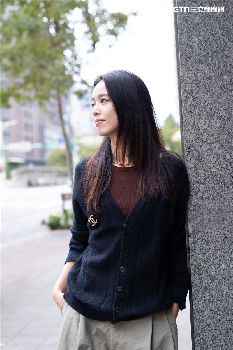 陳庭妮接受《三立新聞網》專訪（圖／記者趙于瑩攝影）