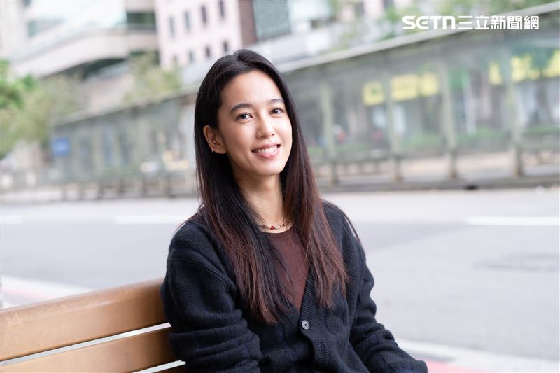 陳庭妮接受《三立新聞網》專訪（圖／記者趙于瑩攝影）