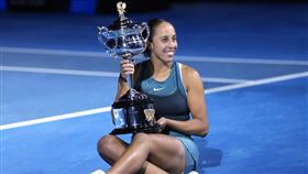 ▲基斯（Mdison Keys）奪下生涯首座大滿貫冠軍。（圖／美聯社／達志影像）