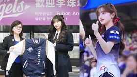 李珠珢加盟Fubon Angels。（圖／富邦悍將球團提供）