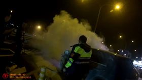 車禍,火燒車,電動車,楊梅休息站,4死4傷