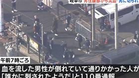 警方在案發現場調查。（圖／翻攝自TBS NEWS）