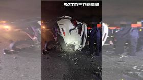 國道,死亡車禍,彰化,連環撞,國1（圖／翻攝畫面）