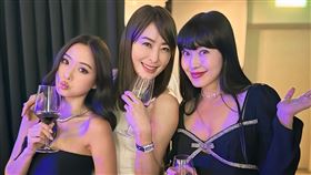 賈永婕難得與孫芸芸、廖曉喬同框。（圖／翻攝自賈永婕臉書）